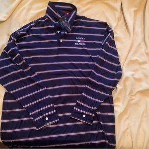 NWT Tommy Hilfiger striped collared shirt. Medium